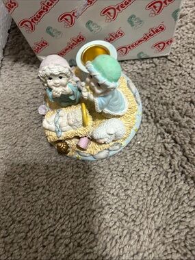 Dreamsicles Pastel Nativity Teal & Gold Figurine